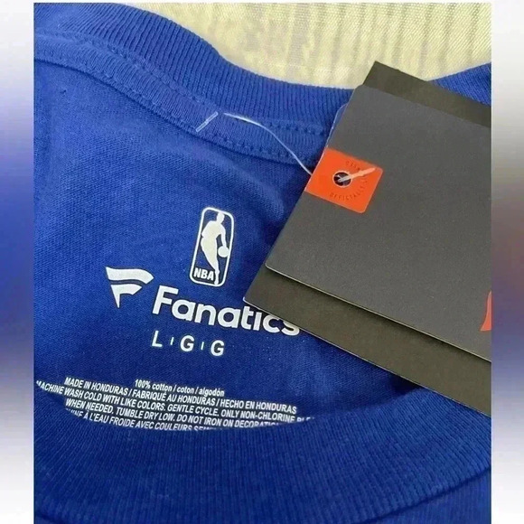 NEW Fanatics Men’s Philadelphia 76ers Joel Embiid #21 Jersey T Shirt Size L NBA - Picture 10 of 15